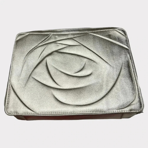 NWOT Lancome Makeup Bag Travel Cosmetic Case Limited Edition Zip Around - Picture 2 of 7